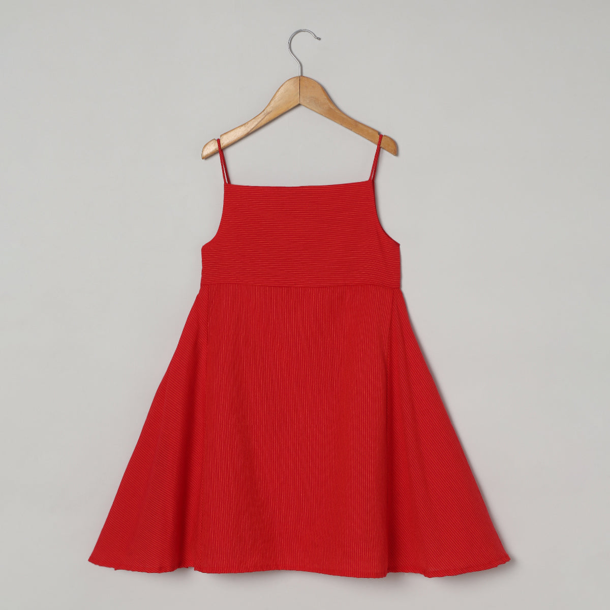 Red stripe dress