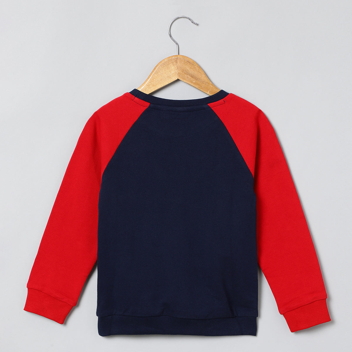 BYB PREMIUM RED AND BLUE COTTON SWEAT SHIRT FOR UNISEX