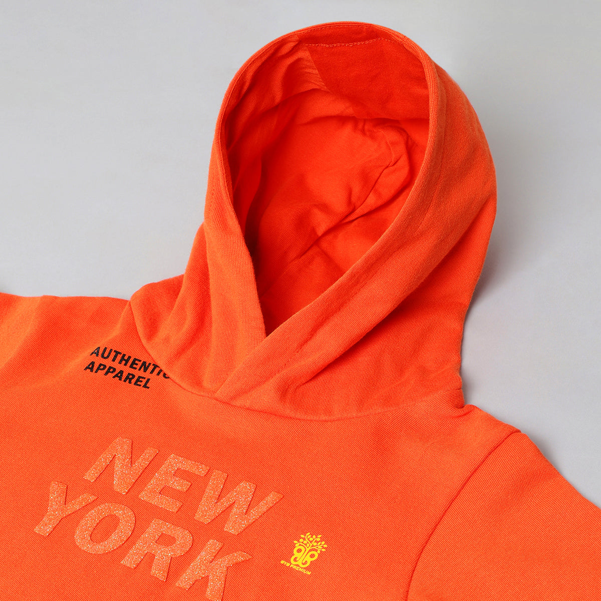 BYB PREMIUM ORANGE COTTON SWEAT SHIRT FOR UNISEX