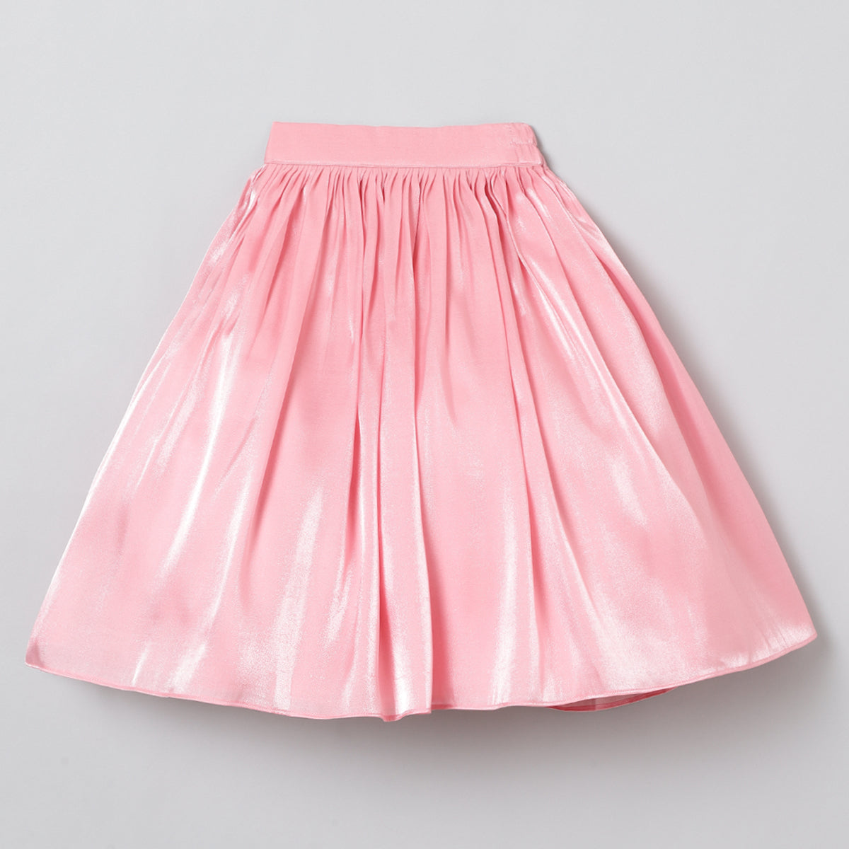 BYB PREMIUM GIRLS HEAVILY EMBROIDERED AND SHINNY GLASS TISSUE SKIRT AND TOP