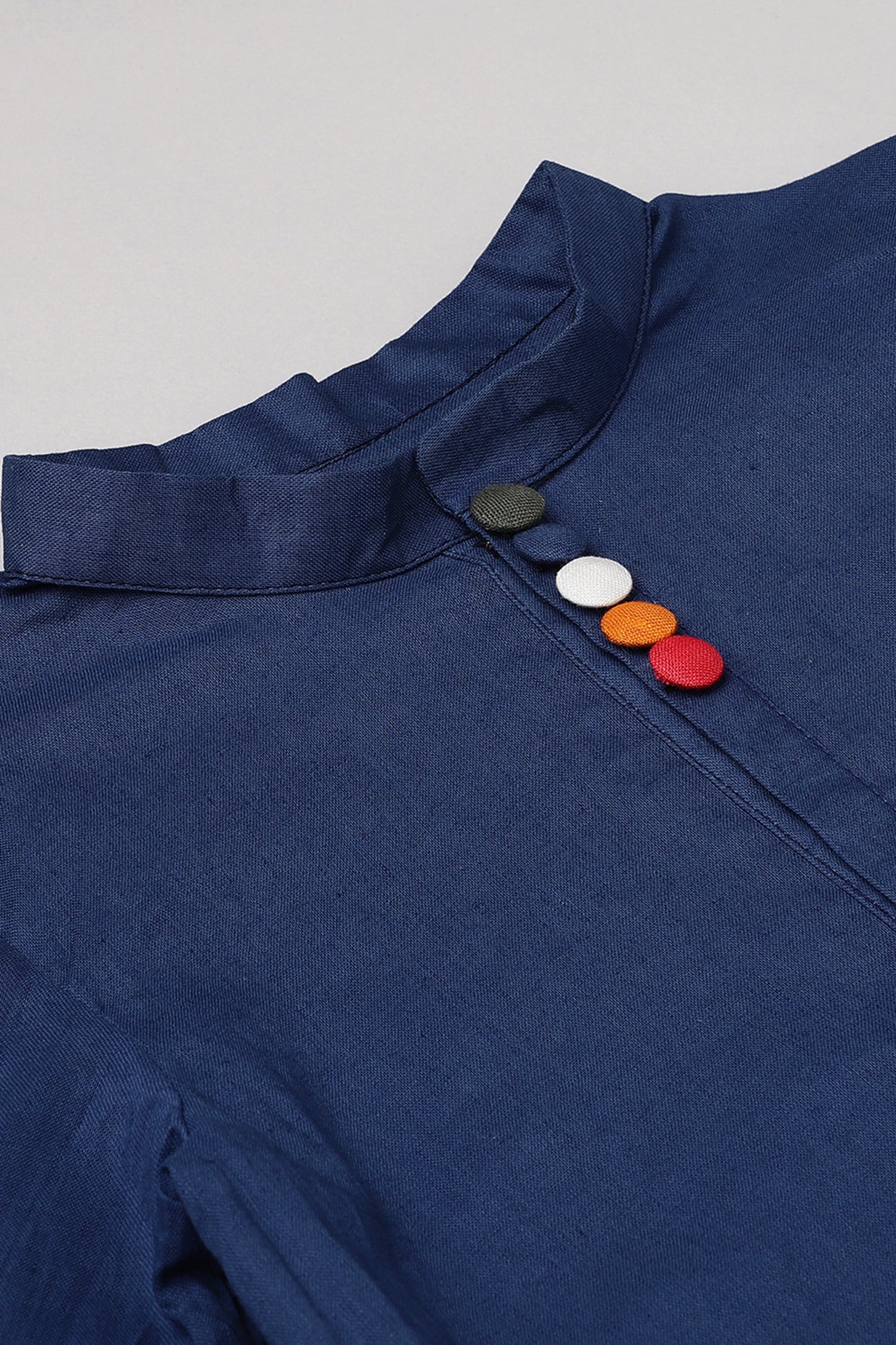 Royal Blue Short Kurta