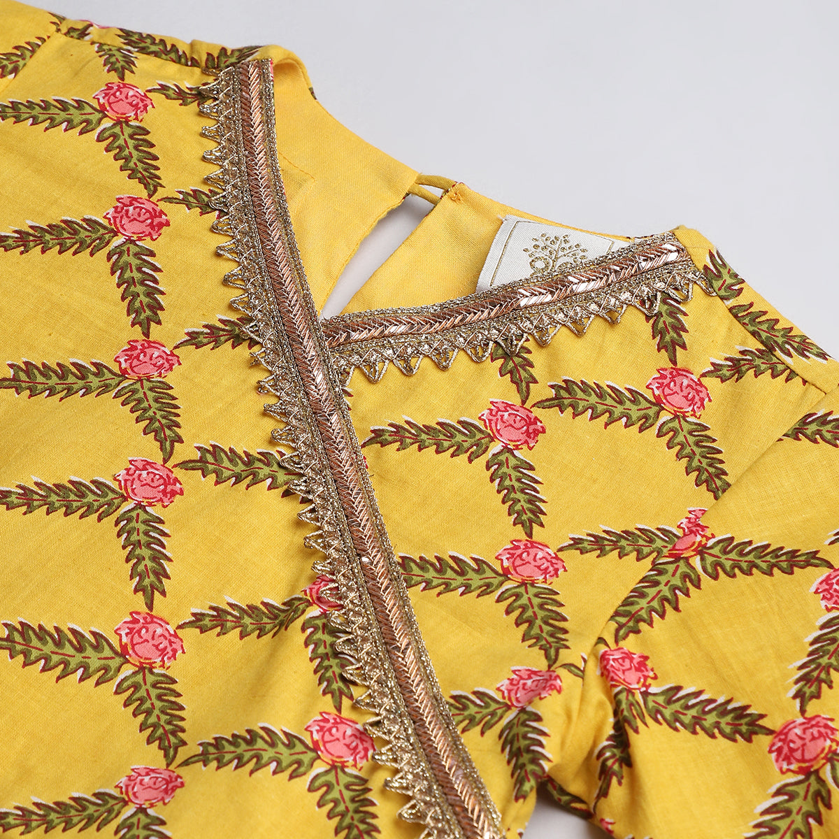 3Pcs Yellow Lehenga Set