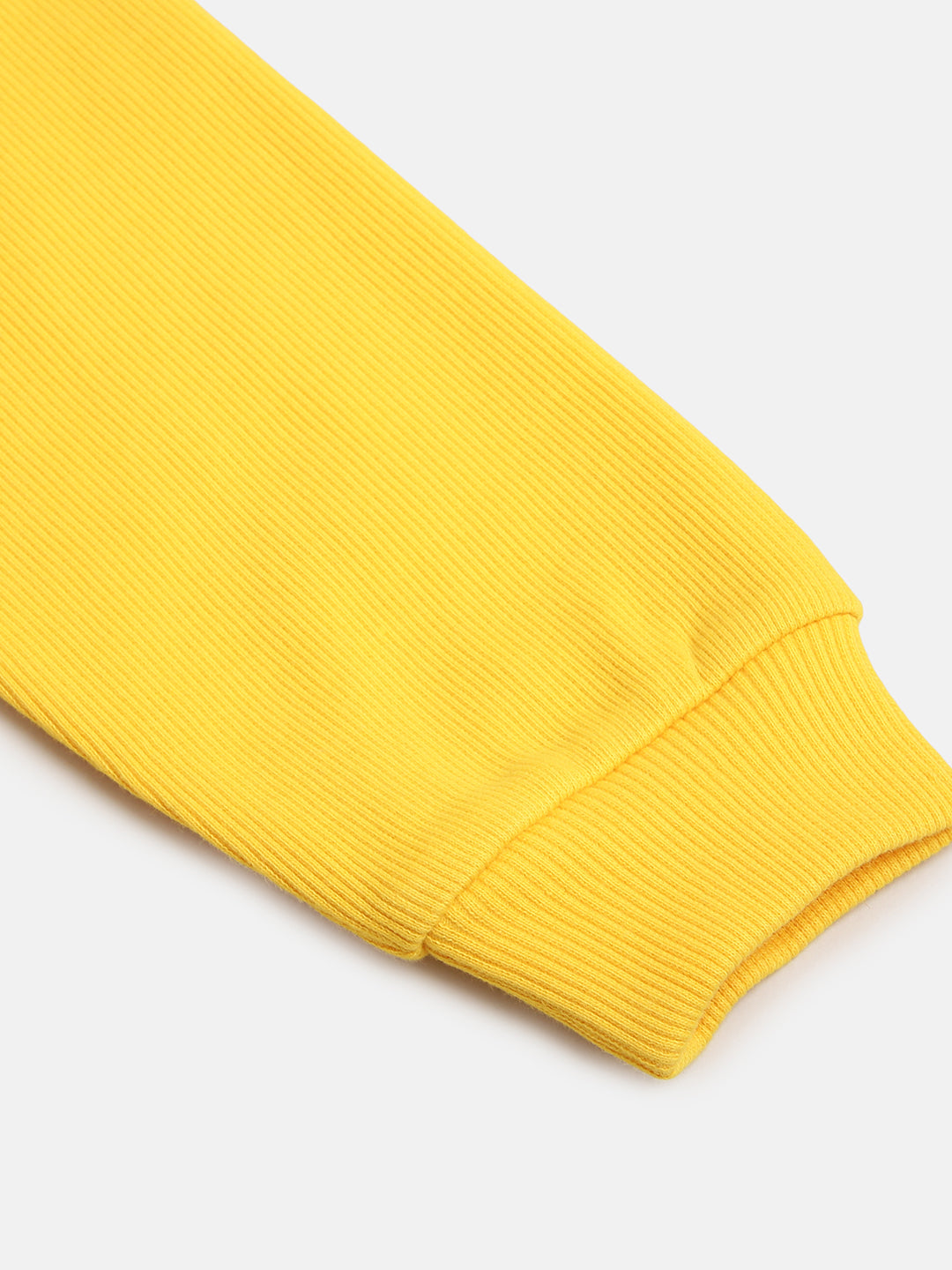 BYB PREMIUM YELLOW COTTON ELASTANE SWEAT SHIRT FOR GIRLS