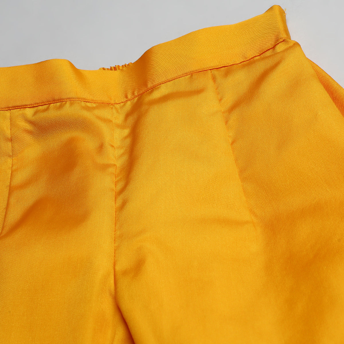 2Pcs Yellow Top and Pant Set