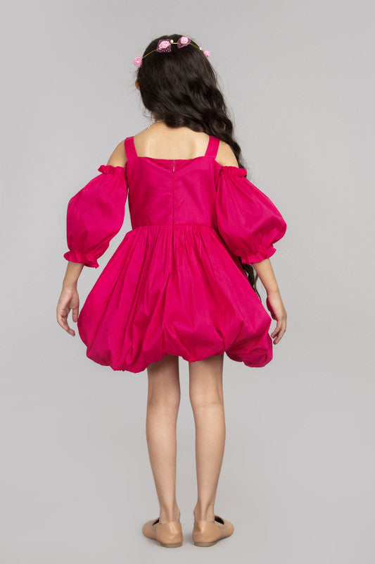 Fuchsia Balloon Dress