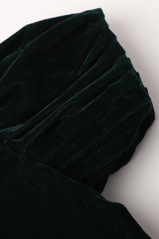 Green Velvet Shrug