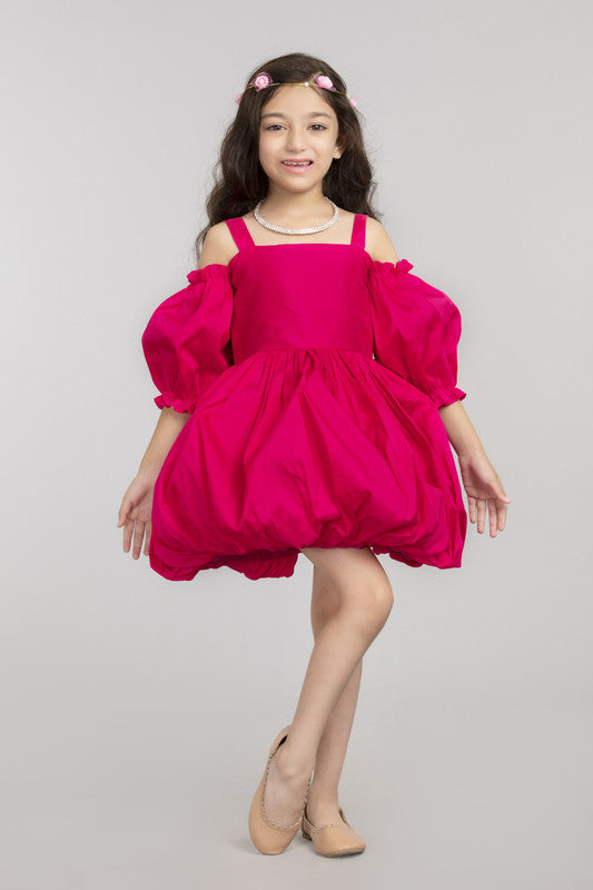 Fuchsia Balloon Dress