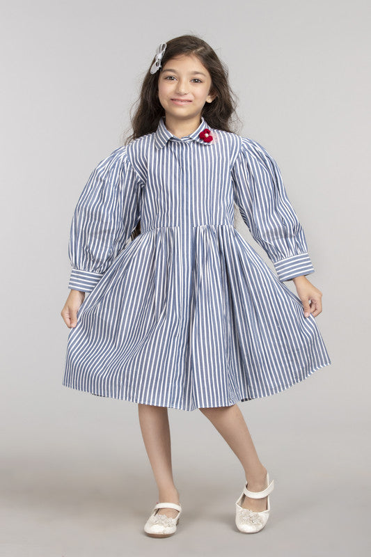 Blue Stripe Dress